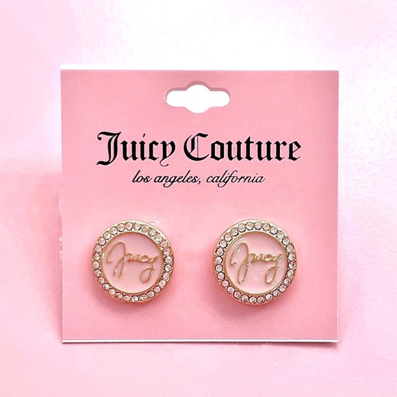 Juicy Couture Pink Stud Earrings